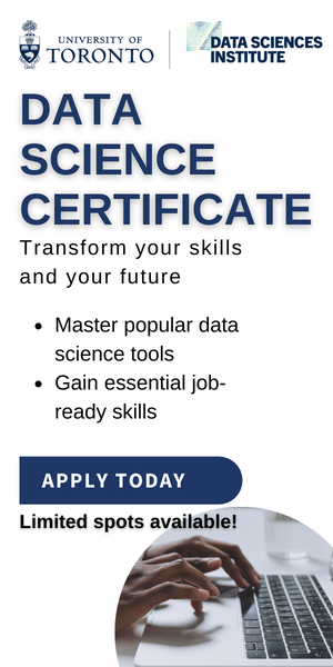Click here to apply to the DSI's Data Science Certificate.